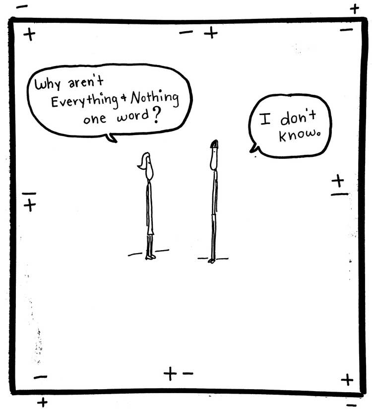 Cartoon by Rachel Goldfarb, Idle Theory Bus