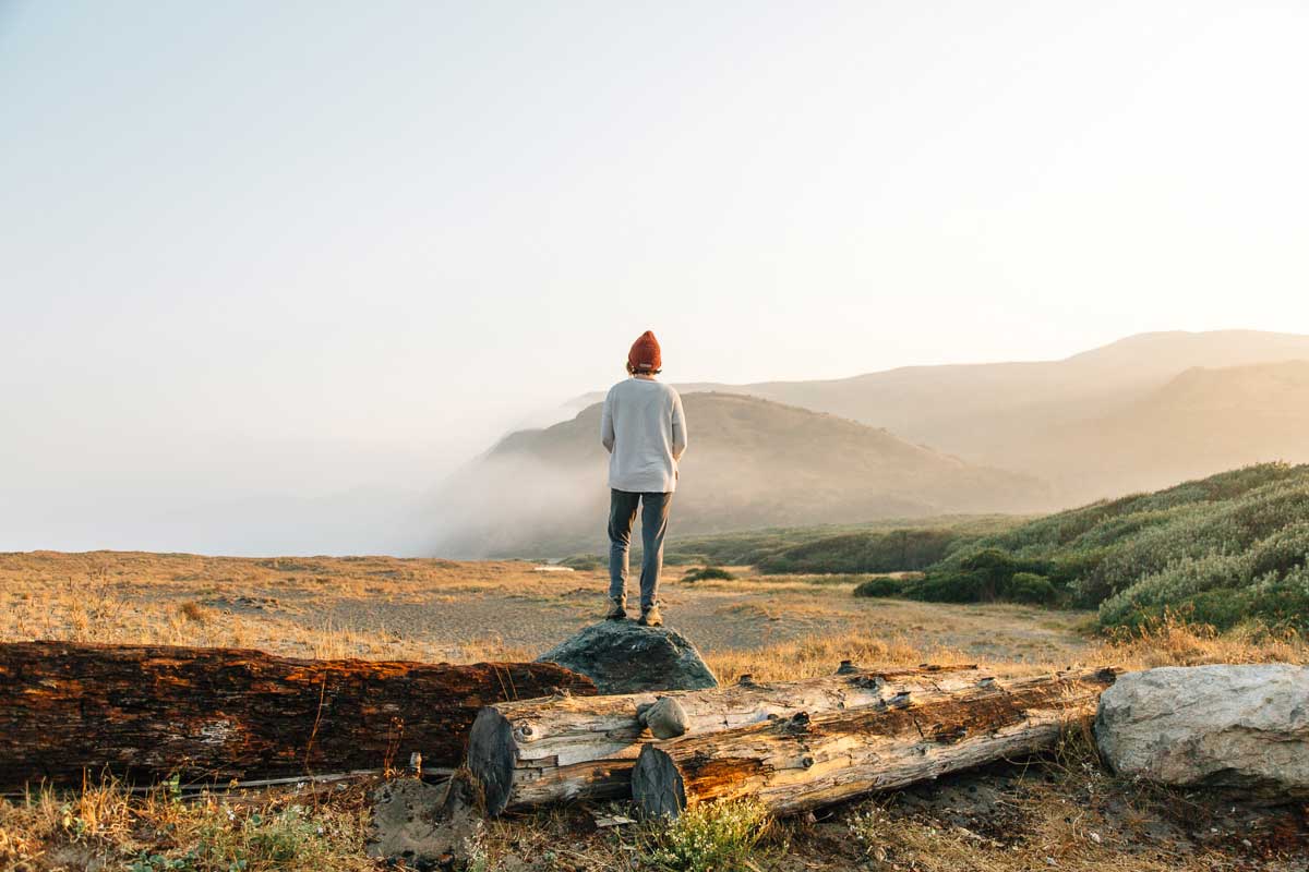 Megan on the Lost Coast in California, Photo by Michael van Vliet