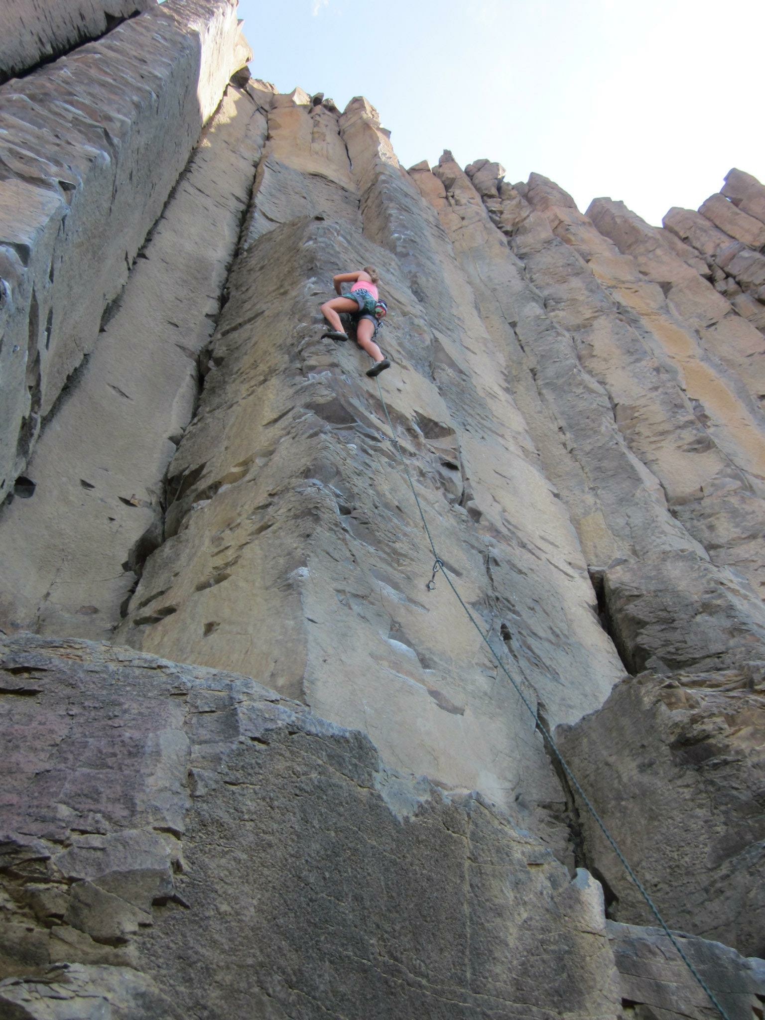 Mary Jantsch Doubt and Risk Rock Climber