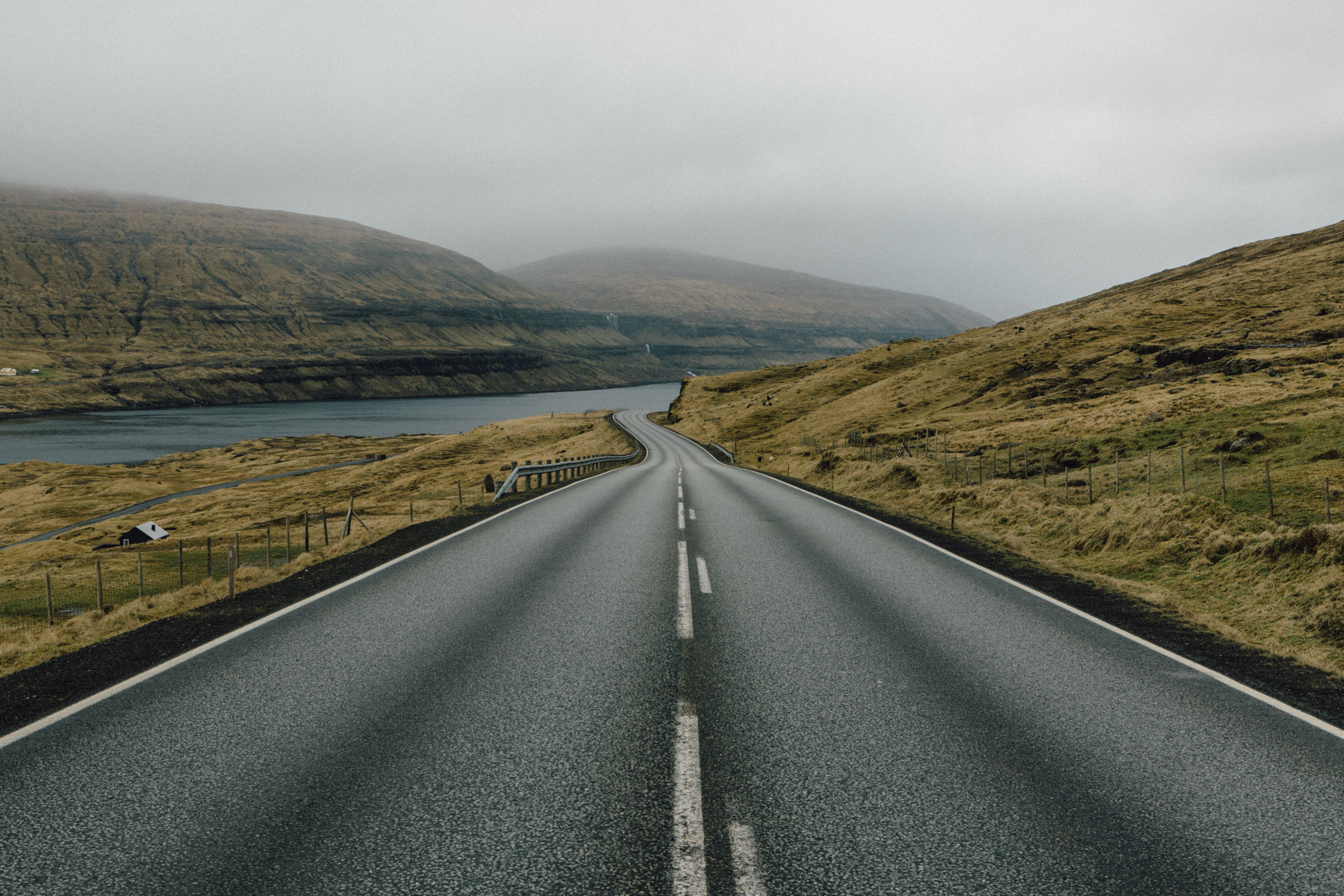 Faroe Islands Road Shot