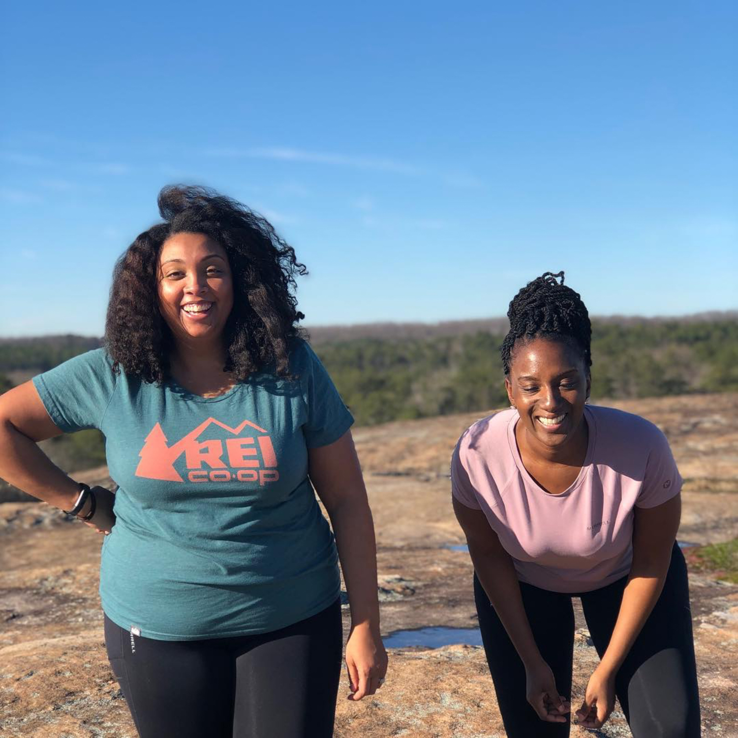 Michelle and Kenya, co-founders Outdoor Journal Tour